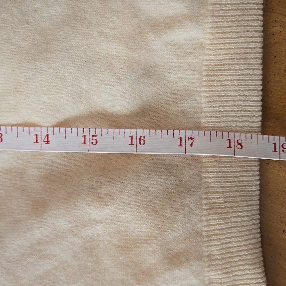 Vintage Cashmere and Artic Fox Fur Collar Sweater M - Picture 11 of 12